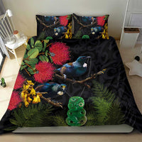 New Zealand Tui Bedding Set Guardians of the Hei Tiki - Maori Art and Plants LT03 - Polynesian Pride