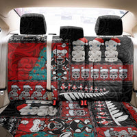 New Zealand Christmas Back Car Seat Cover Maori Christmas Spirit - Meri Kirihimete LT03 - Polynesian Pride