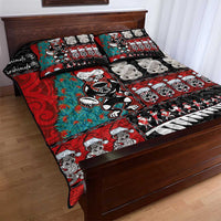 New Zealand Christmas Quilt Bed Set Maori Christmas Spirit - Meri Kirihimete LT03 - Polynesian Pride