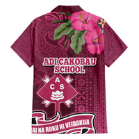 Fiji Adi Cakobau School Family Matching Summer Maxi Dress and Hawaiian Shirt Tropical Flower and Tapa Pattern LT03 - Polynesian Pride