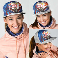 Philippines and United States Semiquincentennial Mesh Trucker Cap Eagle and National Flag Style
