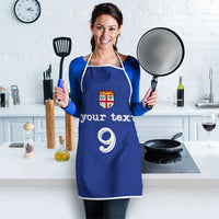 Custom Fijian Football Apron Tapa Pattern and Shark Tribal