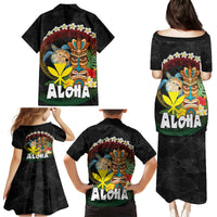 Aloha Hawaii Family Matching Puletasi and Hawaiian Shirt Kanaka Maoli with Polynesian Spiral Plumeria LT03 - Polynesian Pride