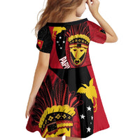 Papua New Guinea Mask Festival Family Matching Mermaid Dress and Hawaiian Shirt Papua Niugini Tribe Mask Melanesian Pattern LT03 - Polynesian Pride
