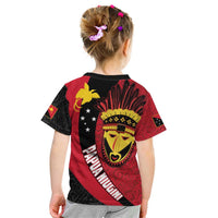 Papua New Guinea Mask Festival Kid T Shirt Papua Niugini Tribe Mask Melanesian Pattern