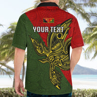 Custom Papua New Guinea Eastern Highlands Province Hawaiian Shirt PNG Birds Of Paradise Polynesian Arty Style LT03 - Polynesian Pride