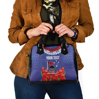 FAST Party Samoa Shoulder Handbag Ula Fala Teuila Polynesian Tapa Pattern