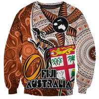 personalised-fiji-australia-rugby-sweatshirt-kangaroo-and-palm-tree-orange-tapa-pattern-mix-aboriginal