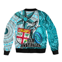 fiji-australia-rugby-bomber-jacket-kangaroo-and-palm-tree-blue-tapa-pattern-mix-aboriginal