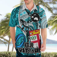 personalised-fiji-australia-rugby-hawaiian-shirt-kangaroo-and-palm-tree-blue-tapa-pattern-mix-aboriginal