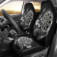 Personalised Niue Darts Masters Car Seat Cover Tribal Hiapo Dartboard LT03 - Polynesian Pride