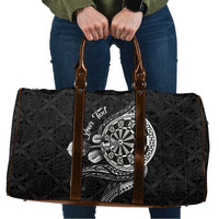 Personalised Niue Darts Masters Travel Bag Tribal Hiapo Dartboard - Polynesian Pride