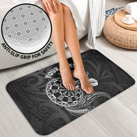 Personalised New Zealand Aotearoa Darts Masters Bathroom Set Tribal Silver Fern and Ta Moko Dartboard - Polynesian Pride