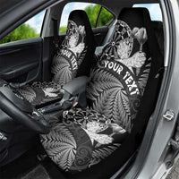 Personalised New Zealand Aotearoa Darts Masters Car Seat Cover Silver Fern and Maori Spirit LT03 - Polynesian Pride