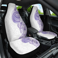 Traditional Polynesian Art Tattoos Car Seat Cover Purple Color LT03 One Size Purple - Polynesian Pride