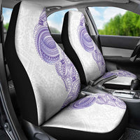 Traditional Polynesian Art Tattoos Car Seat Cover Purple Color LT03 - Polynesian Pride