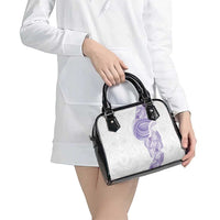 Traditional Polynesian Art Tattoos Shoulder Handbag Purple Color LT03 - Polynesian Pride