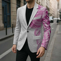 Traditional Polynesian Art Tattoos Blazer Pink Color - Polynesian Pride