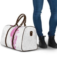 Traditional Polynesian Art Tattoos Travel Bag Pink Color - Polynesian Pride