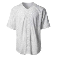 Lotu Tamaiti Baseball Jersey Traditional Samoan Art Tattoos LT03 White - Polynesian Pride
