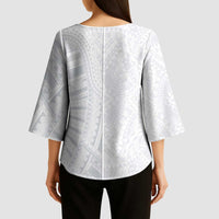 Lotu Tamaiti Kimono Sleeve Blouse Traditional Samoan Art Tattoos - Polynesian Pride