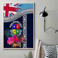 Fiji Lelean Memorial School Canvas Wall Art Tapa and Polynesian Tribal Pattern LT03 - Polynesian Pride