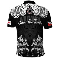 Aotearoa Waitangi Day - Toitu Te Tiriti Polo Shirt New Zealand Honour the Treaty LT03 - Polynesian Pride