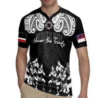 Aotearoa Waitangi Day - Toitu Te Tiriti Rugby Jersey New Zealand Honour the Treaty LT03 - Polynesian Pride