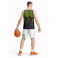 Custom Cook Islands Rugby Basketball Jersey Tatau Art Sport Style Black Color