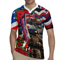 Hawaii and United States Memorial Day Rugby Jersey Honor and Remember The Fallen LT03 - Polynesian Pride
