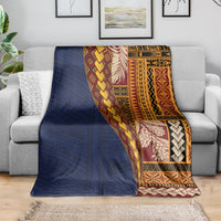 Samoa Siapo Motif Half Style Blanket Colorful Version