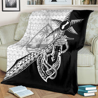 Guam Fish Hook and Palm Tree Blanket Polynesian Pattern Half Style