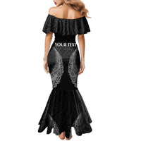 New Zealand Netball Family Matching Mermaid Dress and Hawaiian Shirt Koru and Maori Tattoo Jersey LT03 - Polynesian Pride