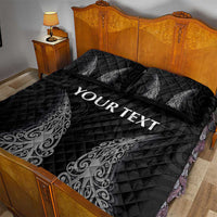 New Zealand Netball Quilt Bed Set Koru and Maori Tattoo Jersey LT03 - Polynesian Pride