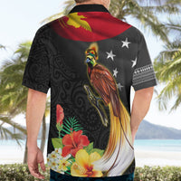 Papua New Guinea Independence Day Hawaiian Shirt PNG Flag and Bird-of-Paradise LT03 - Polynesian Pride