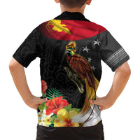 Papua New Guinea Independence Day Hawaiian Shirt PNG Flag and Bird-of-Paradise LT03 - Polynesian Pride