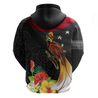 Papua New Guinea Independence Day Hoodie PNG Flag and Bird-of-Paradise LT03 - Polynesian Pride