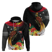 Papua New Guinea Independence Day Hoodie PNG Flag and Bird-of-Paradise LT03 - Polynesian Pride
