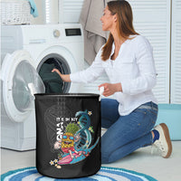 Hawaii Pineapple Surfing Laundry Basket It's in My DNA - Kakau and Polynesian Pattern LT03 - Polynesian Pride