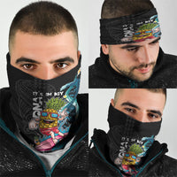 Hawaii Pineapple Surfing Neck Gaiter It's in My DNA - Kakau and Polynesian Pattern LT03 - Polynesian Pride