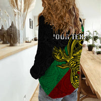 Custom Papua New Guinea East New Britain Province Women Casual Shirt PNG Birds Of Paradise Polynesian Arty Style LT03 - Polynesian Pride