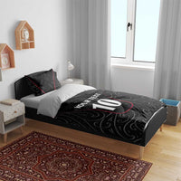 Custom New Zealand Rugby Bedding Set Maori All Black Championship 2024 and Silver Fern LT03 - Polynesian Pride