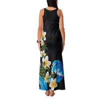 Hawaiian Plumeria and Turtle Family Matching Tank Maxi Dress and Hawaiian Shirt with Polynesian Tribal Art Pattern Vintage Vibes LT03 - Polynesian Pride
