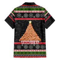 Personalized New Zealand Meri Kirihimete Family Matching Puletasi Dress and Hawaiian Shirt Maori Warrior with Rugby Christmas Tree LT03 - Polynesian Pride