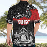 Personalised Maori King Movement Hawaiian Shirt Te Paki-o-Matariki with Silver Ferns and Polynesian Art Tattoo LT03 - Polynesian Pride