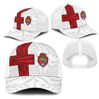 Tonga Ngatu Art Rugby Mate Ma'a Mesh Trucker Cap - Polynesian Pride