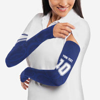 Custom Samoa Rugby Arm Sleeves Pacific Motifs - Polynesian Pride