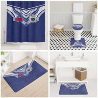 Samoa Rugby Bathroom Set Pacific Motifs LT03 - Polynesian Pride