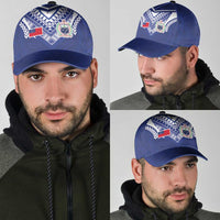 Samoa Rugby Classic Cap Pacific Motifs - Polynesian Pride