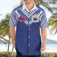 Custom Samoa Rugby Hawaiian Shirt Pacific Motifs - undefined